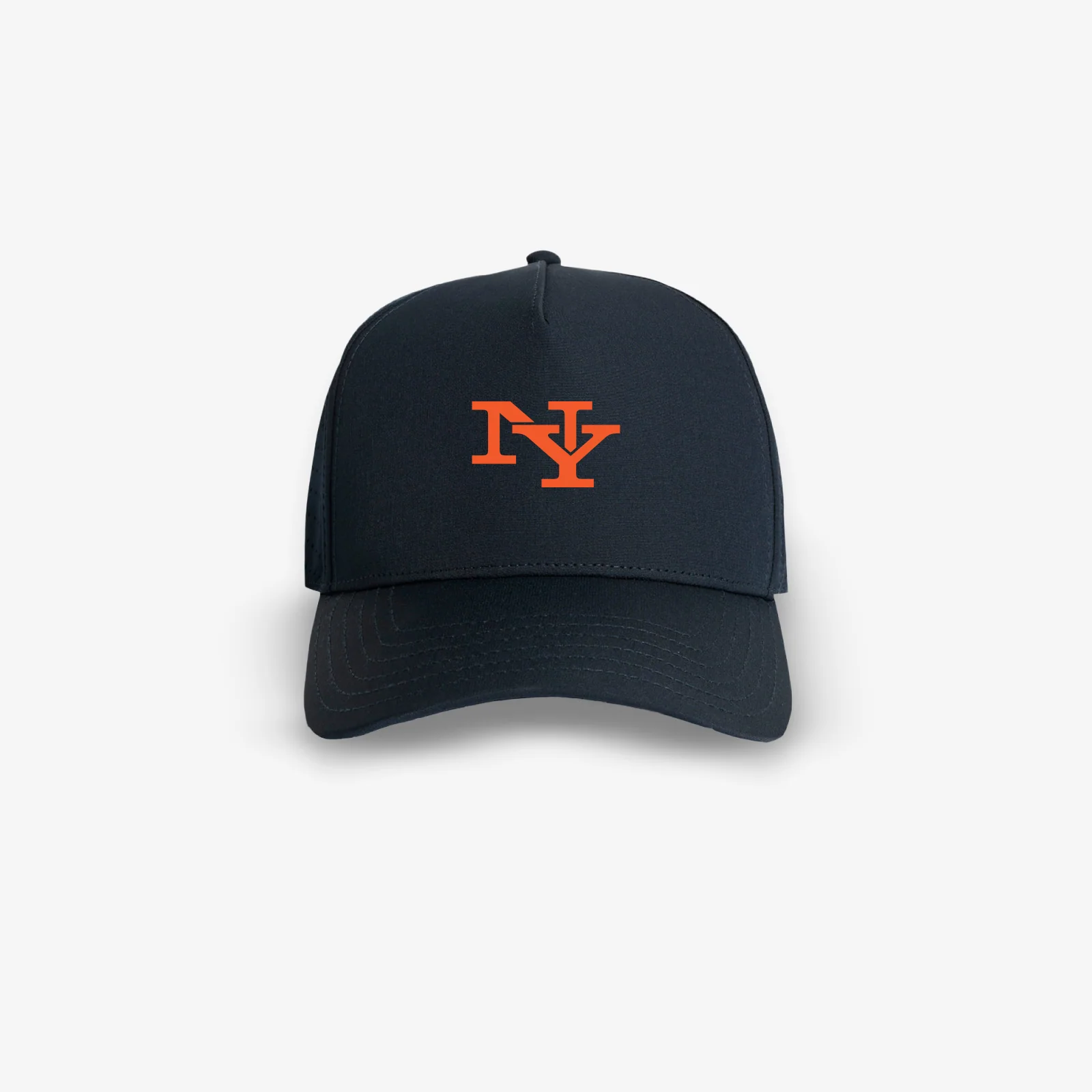 Throwback 'New York or Nowhere' Perforated Cap - Navy