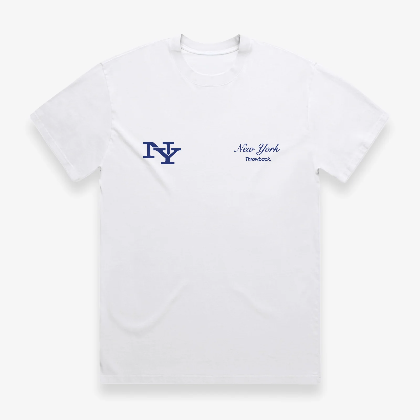 Throwback 'New York or Nowhere' Tee - White