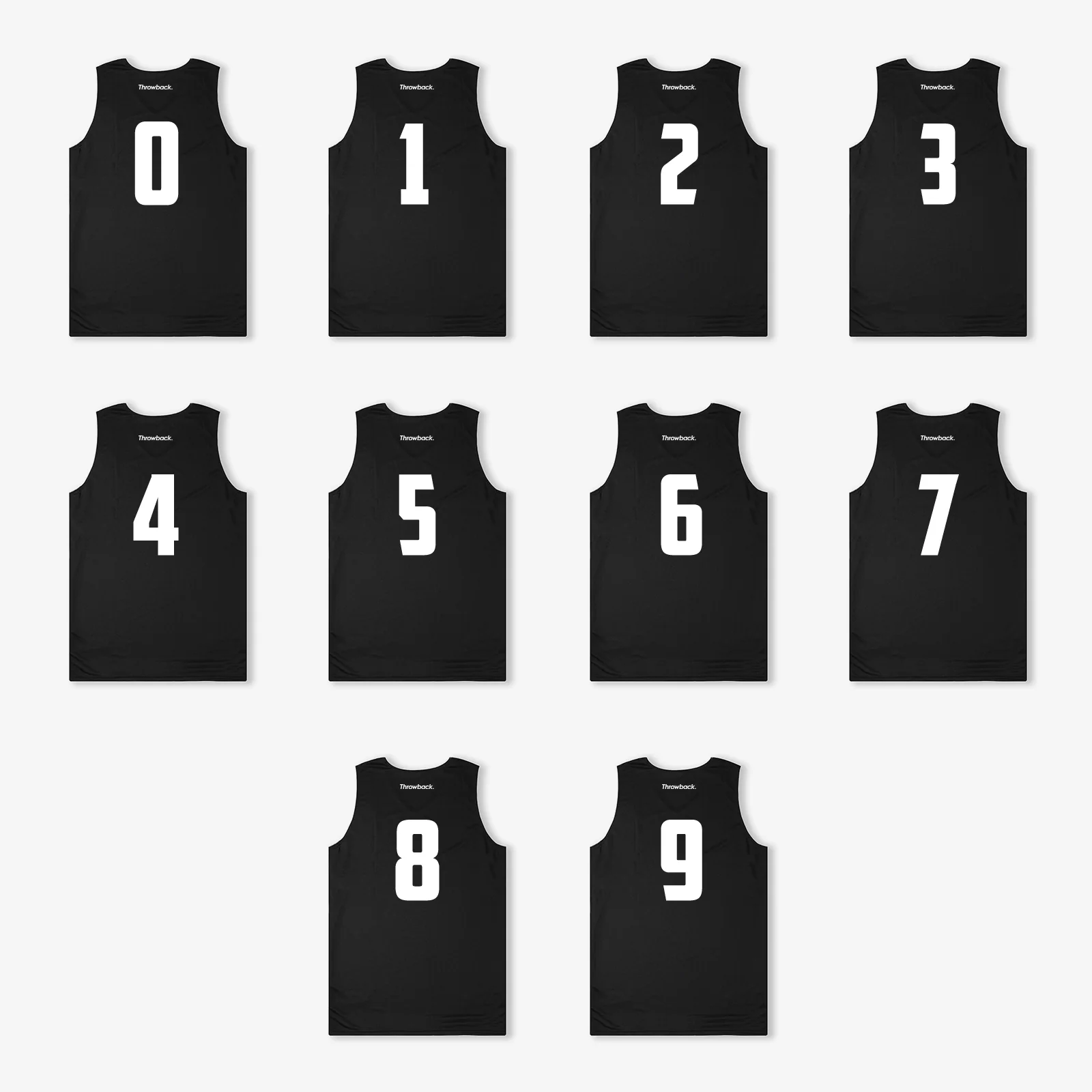 Elite Game Reversible Jerseys (Team Pack) - Black/White - Image 4