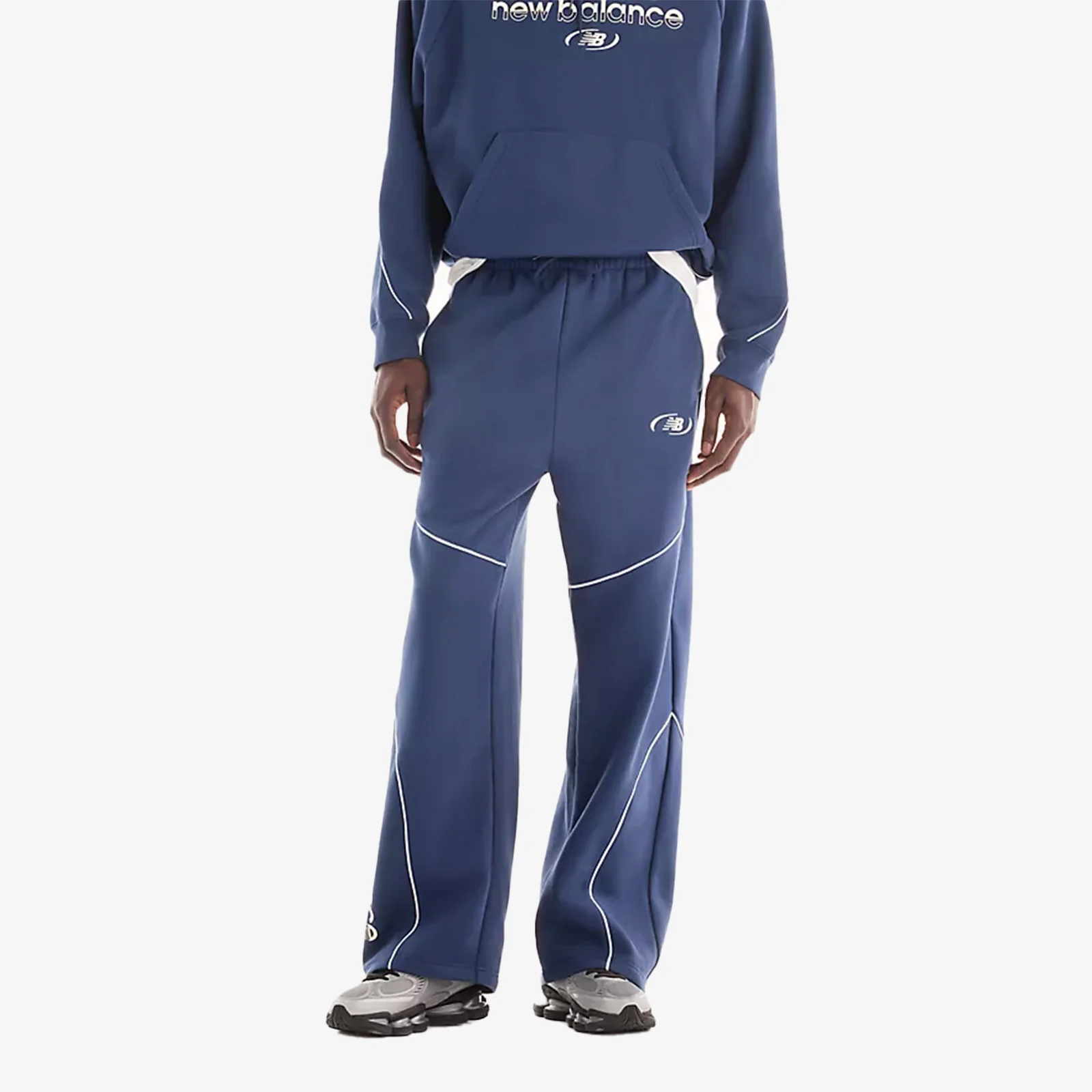 Trackside French Terry Tracksuit Pant - Navy