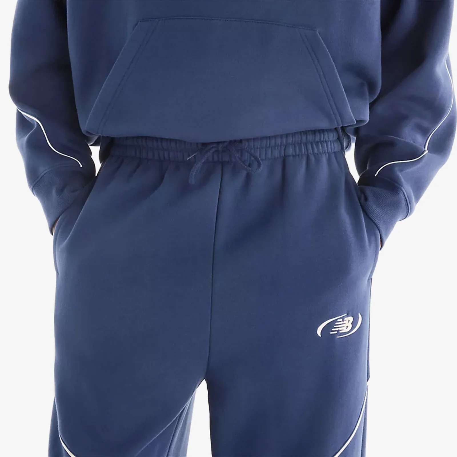 Trackside French Terry Tracksuit Pant - Navy - Image 2