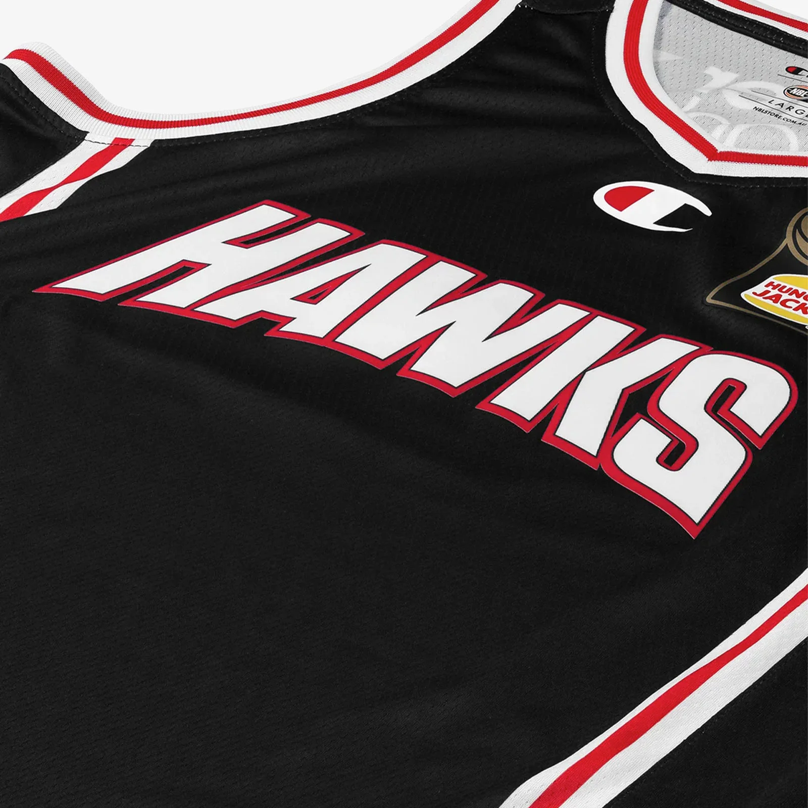 Will Hickey Illawarra Hawks 2025 NBL Primary Jersey - Black - Image 3