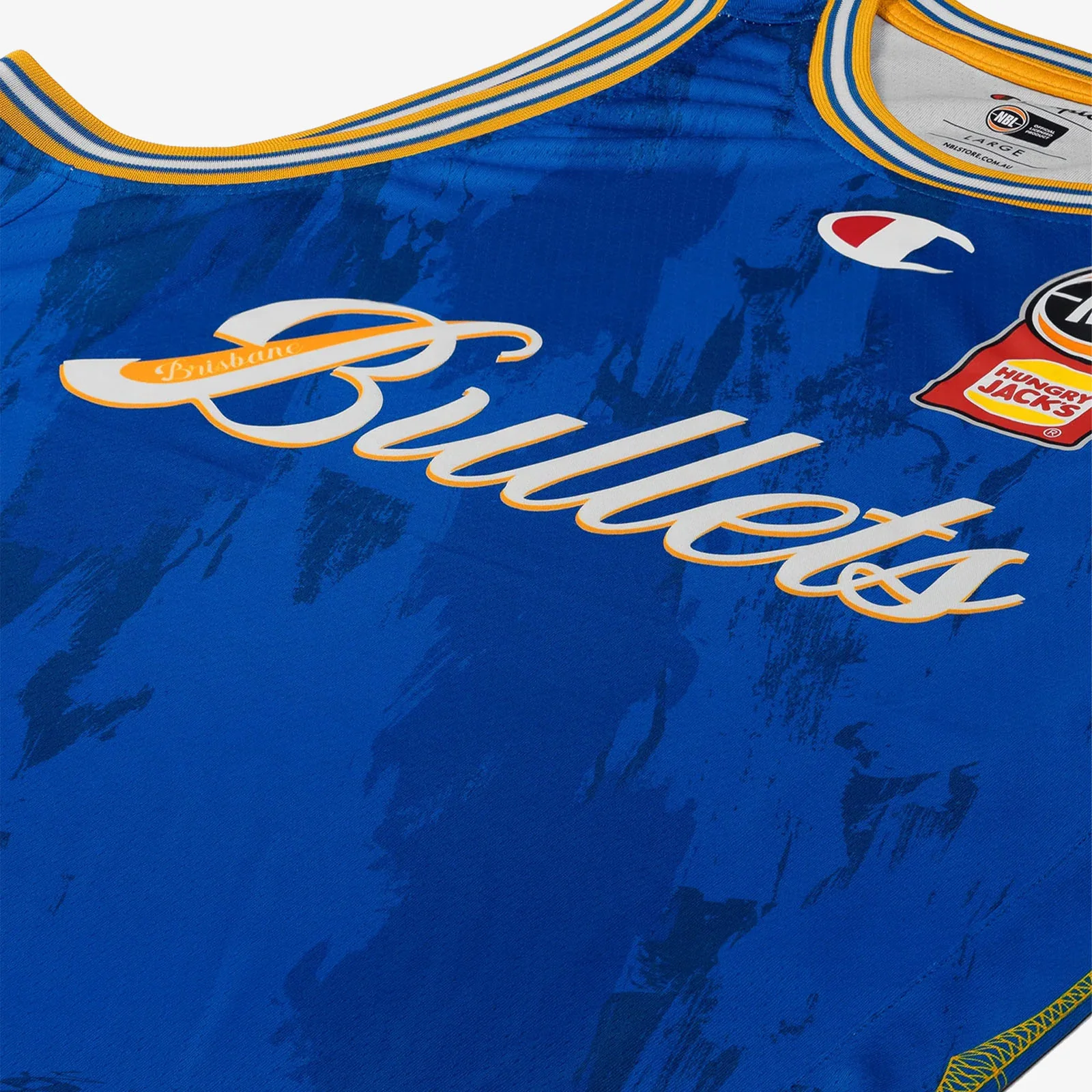 Tyrell Harrison Brisbane Bullets 2025 NBL Primary Jersey - Royal - Image 3