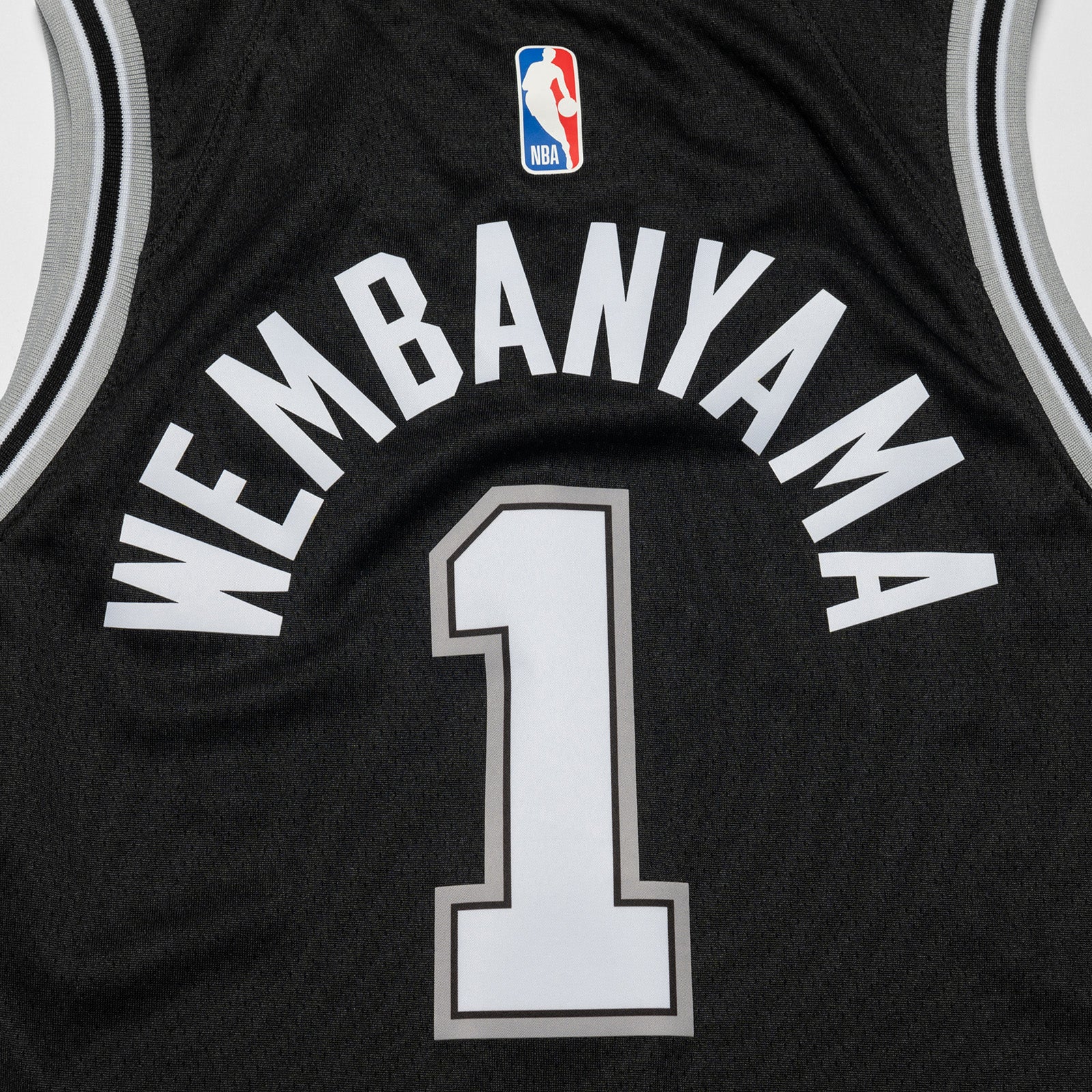 Victor Wembanyama San Antonio Spurs Icon Edition Youth Swingman Jersey - Black - Image 3