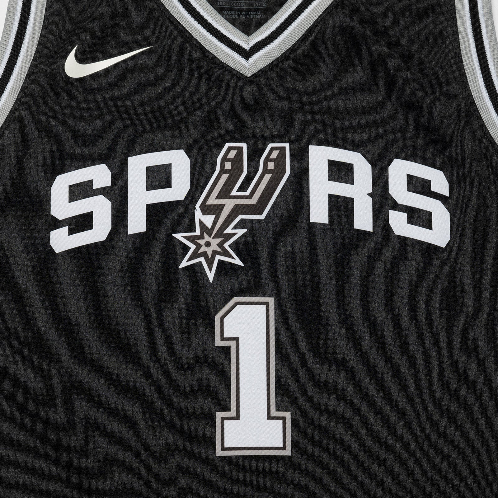 Victor Wembanyama San Antonio Spurs Icon Edition Youth Swingman Jersey - Black - Image 4