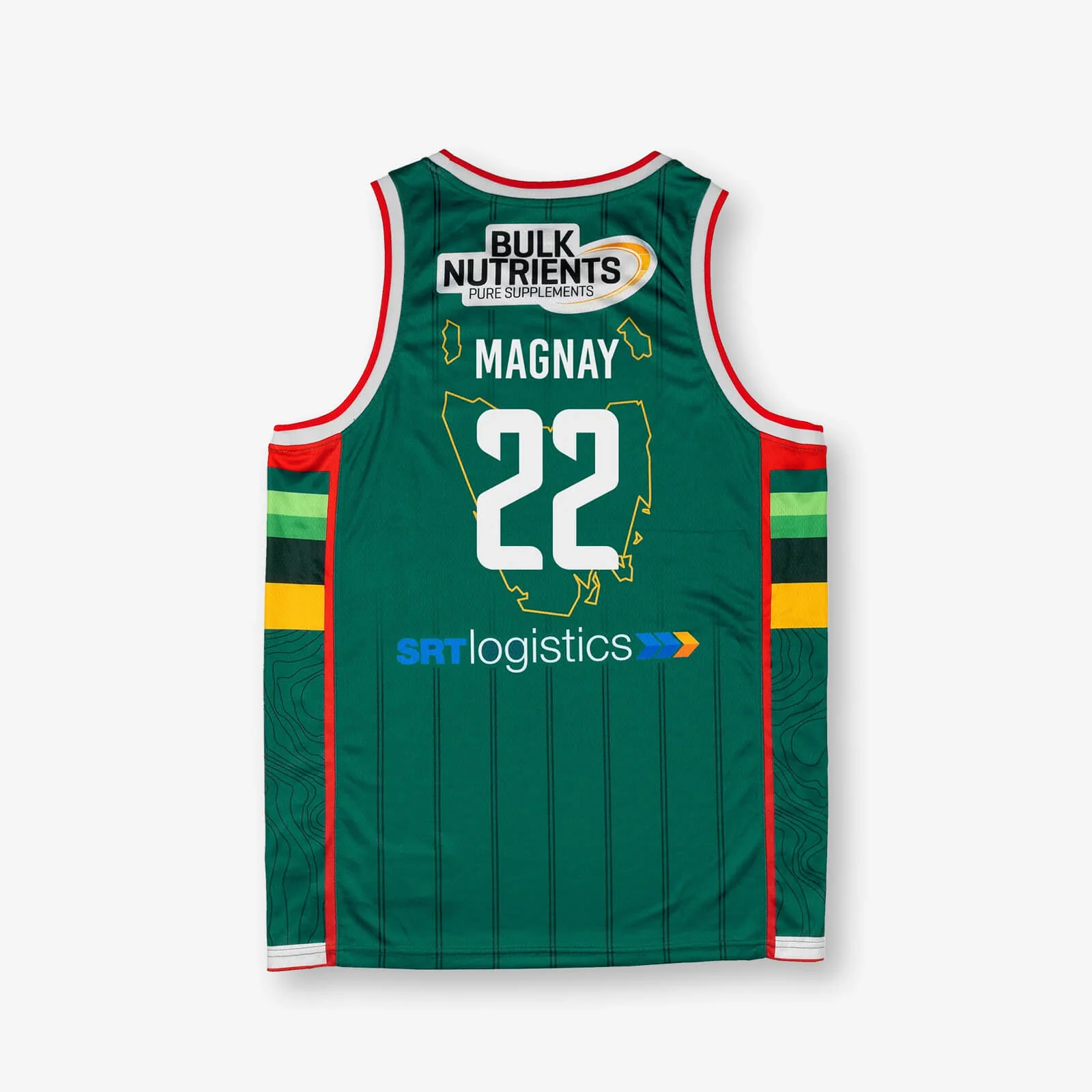 Will Magnay Tasmania Jackjumpers 2025 NBL Primary Jersey - Forest - Image 2