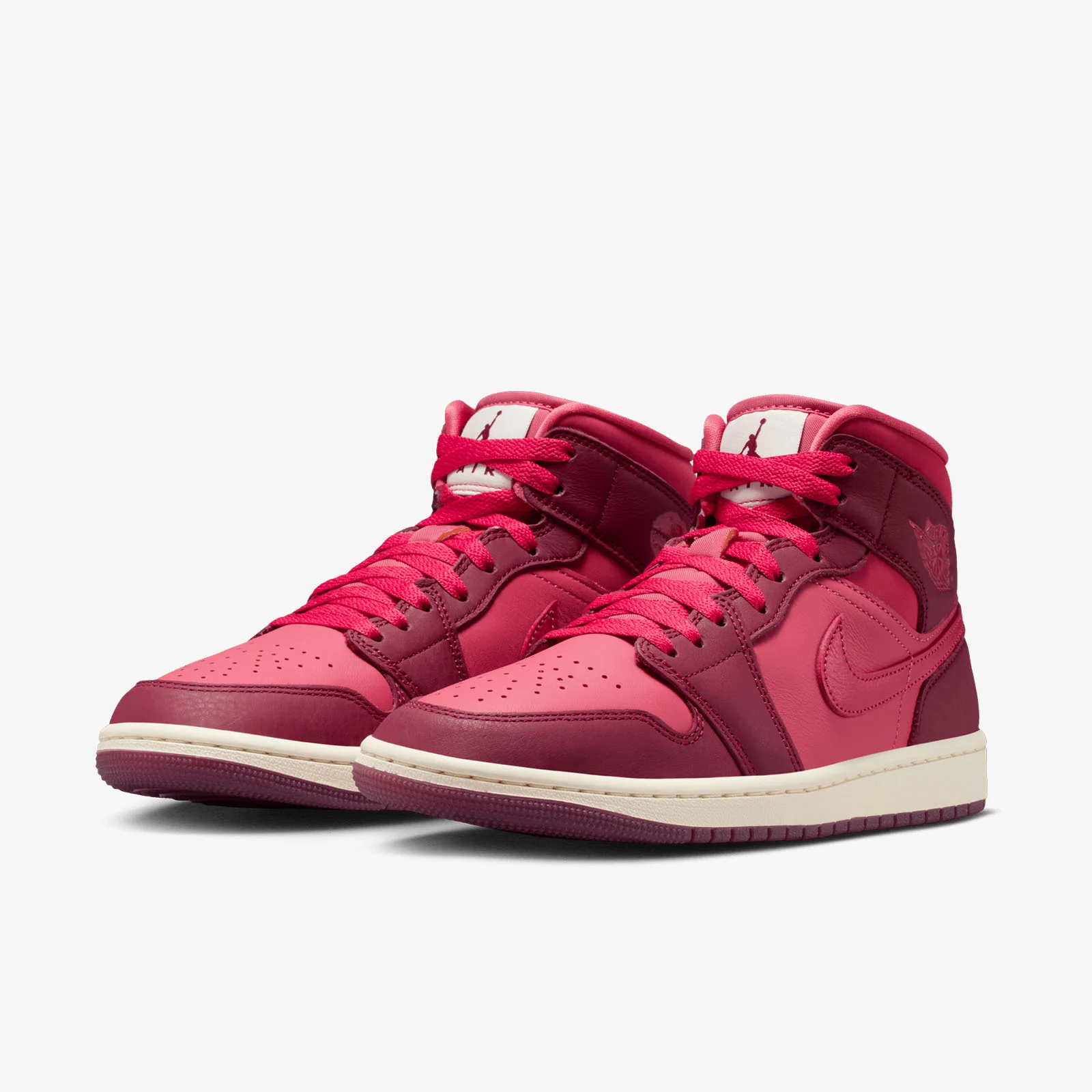 Women's Air Jordan 1 Mid SE - Team Red/Pueblo Red - Image 4