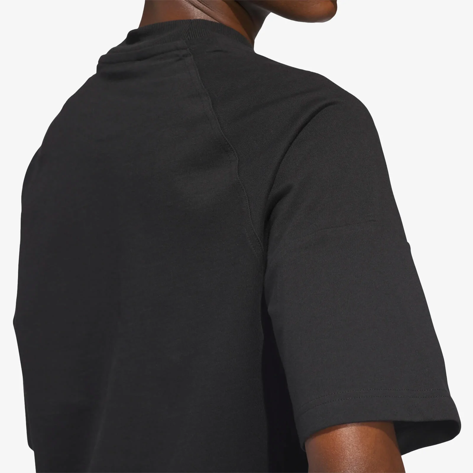 Womens Basketball Boxy Tee - Black - Image 4