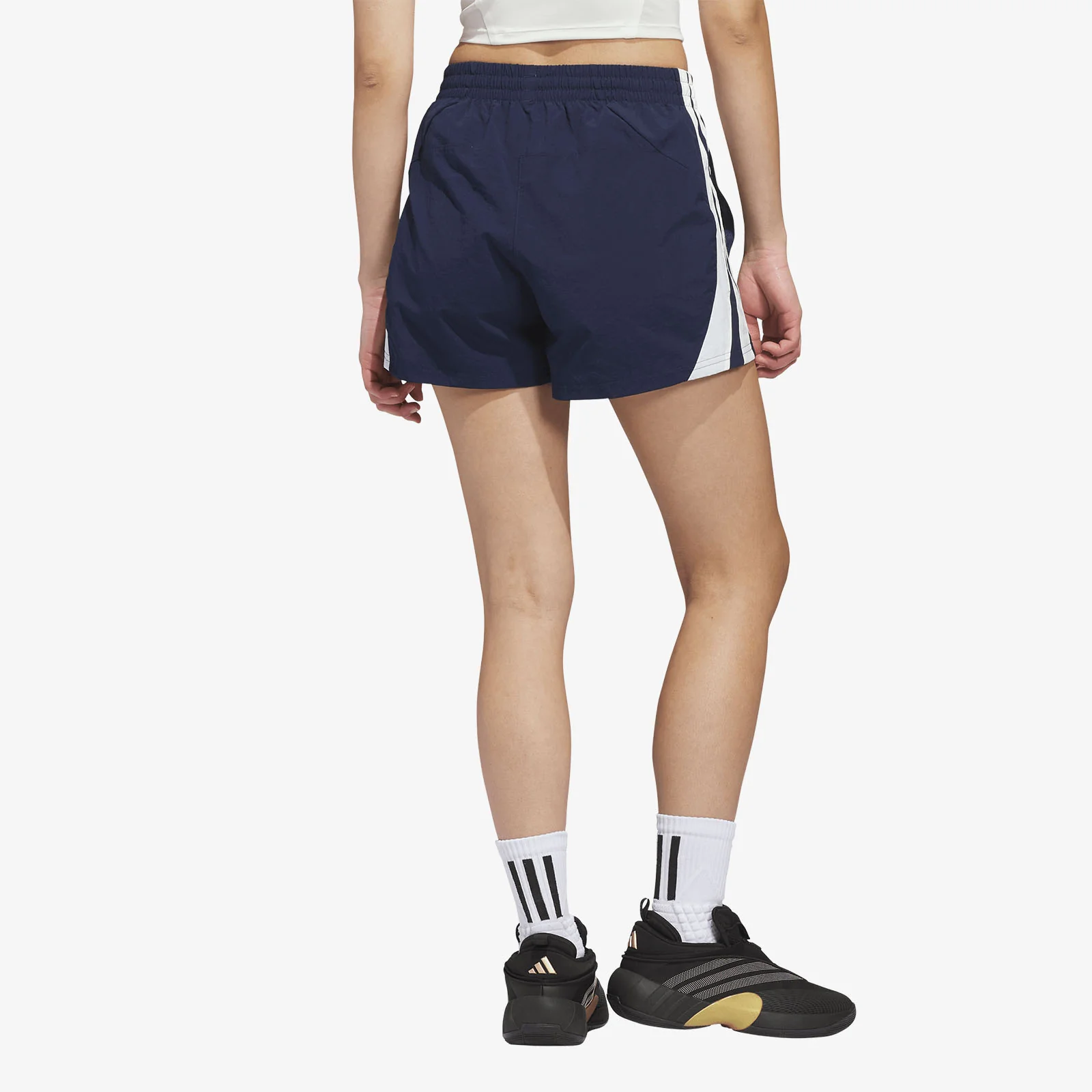 Women's Basketball Woven Shorts - Navy - Image 3