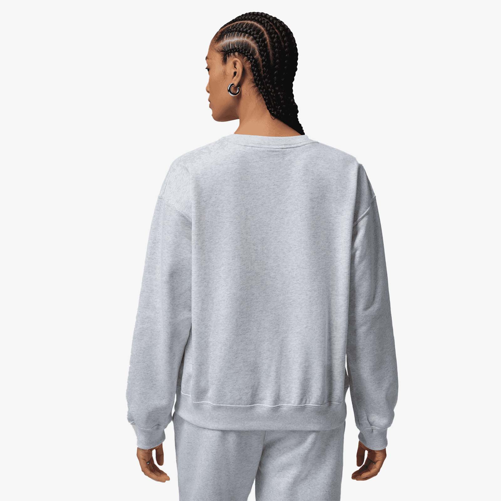 Women's Brooklyn Fleece Pullover Crewneck - Birch Heather - Image 2