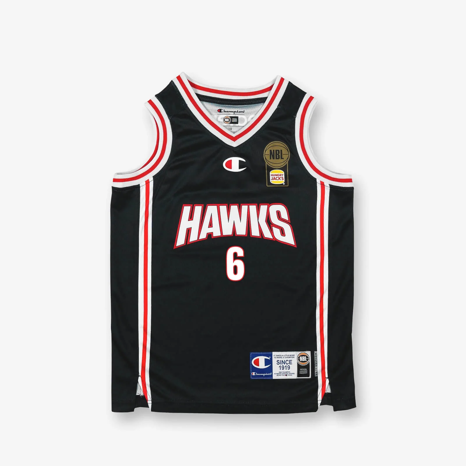 Youth Will Hickey Illawarra Hawks 2025 NBL Primary Jersey - Black